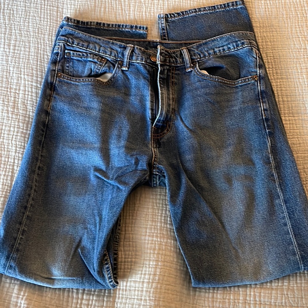 Levis 505 Mens Denim Jeans 33x34